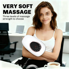 Foruisin Hand Massager heat setting close-up showing soothing warmth