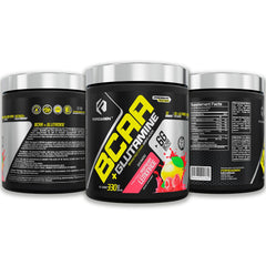 Forzagen BCAAs glutamine powder bottle in resealable packaging