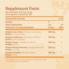 Four Sigmatic Focus Blend Cordyceps powder for steady daytime energy