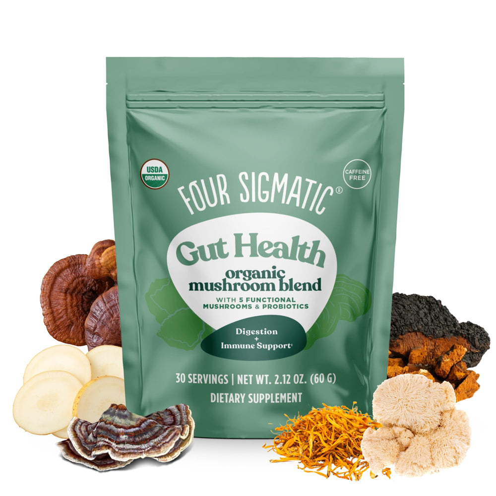 Four Sigmatic Gut Health Blend bag for easy daily immune support.