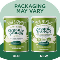 Scoop of Four Sigmatic protein powder with lion’s mane and chaga for nutritious shakes.