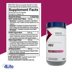 4Life KBU veggie capsules shown for convenient daily dosing