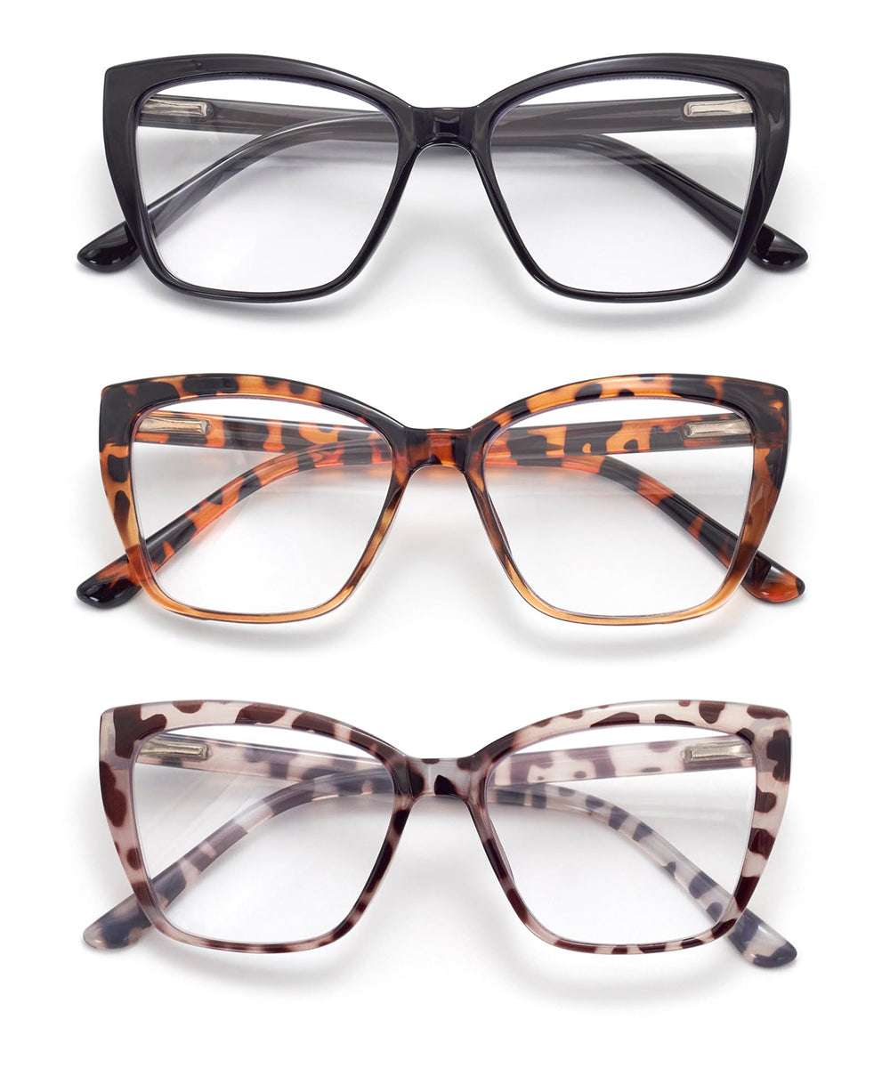 Gafas FoxMook de lectura estilo ojo de gato para lectura diaria y estilo.