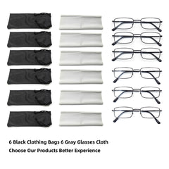 Gafas FoxMook de marco negro para estilo clásico y discreto.