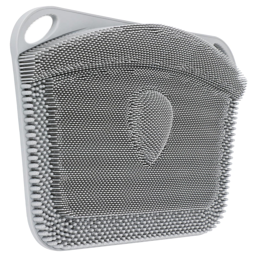 FREATECH foot scrubber mat with strong suction cups for a secure shower grip.