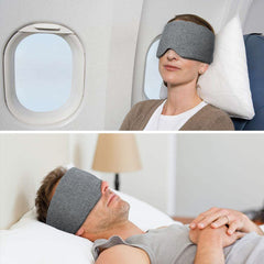 Freshme eye mask with adjustable Velcro strap for secure, comfortable fit