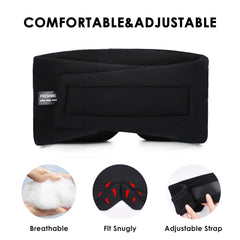 FRESHME Sleep Mask soft cotton material feels gentle on skin