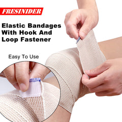 Secure touch closures at both ends on the FRESINIDER wrap for quick compression.