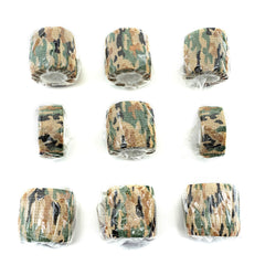 FRESINIDER cohesive wrap designed for pet care in woodland camo