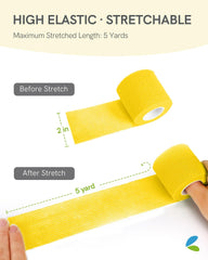 FriCARE wrap secured on an arm for comfortable, flexible support