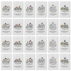 Frienda 24pcs Christmas hand sanitizer spray with festive packaging for gifts and stocking stuffers