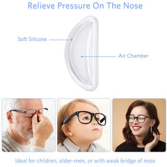 Frienda anti-slip adhesive nose pads ensure a secure fit on various frames.