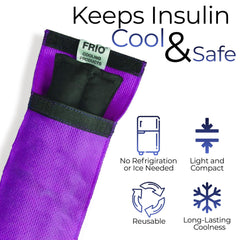 FRIO Duo eliminates ice packs for mess-free travel storage.