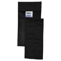 FRIO Duo insulin wallet open for on-the-go storage of two pens.