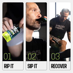 Frog Fuel Power Shot 120mg caffeine shot for focused workout energy.