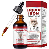 FSLHCY iron supplement for cats bottle front promotes easy daily dosing and iron support