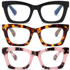 FSRTEP Oprah Style Readers 3-pack front view, versatile for daily outfits.