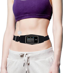 FSUHHIAD insulin pump belt front view showing discreet daily wear and protection.