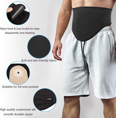 FSUHHIAD ostomy belt inner-pocket securely holds the pouch discreetly