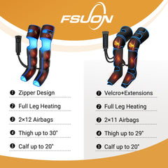 FSUON leg massager foot wrap focuses on the lower leg and feet