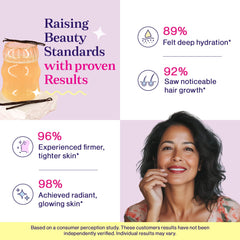 Fuel collagen with B vitamins and L-theanine for energy and calm focus.