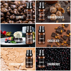 FUHITIM chocolate fragrance oil bottle for desserts-inspired candles and diffusers.