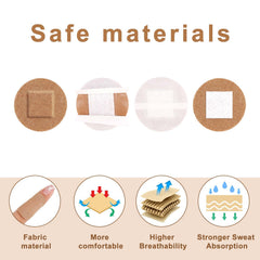 Fukaisu oval-face bandage blends with skin for invisible protection.
