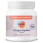 FullWell hydrolyzed collagen bottle highlighting grass-fed source for skin and joints