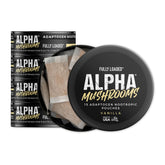Fully Loaded Alpha Mushroom Pouch vanilla front view, supports focus and calm during work.