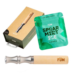 FÜM Prominent maple barrel delivers a smooth, flavorful inhale.