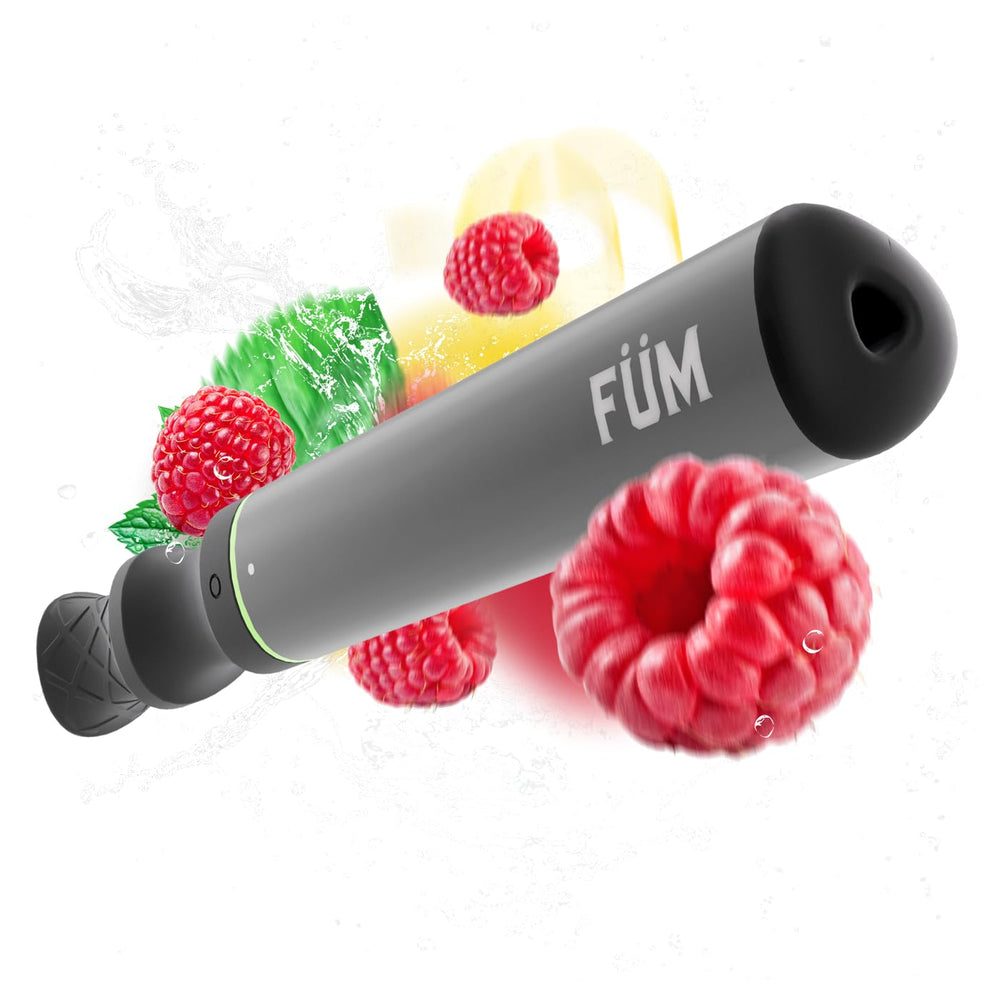 FÜM Zero pocket-sized habit tool with raspberry flavor for quick resets.