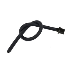 Funny Steel shower connection nozzle fits standard systems for straightforward installation.
