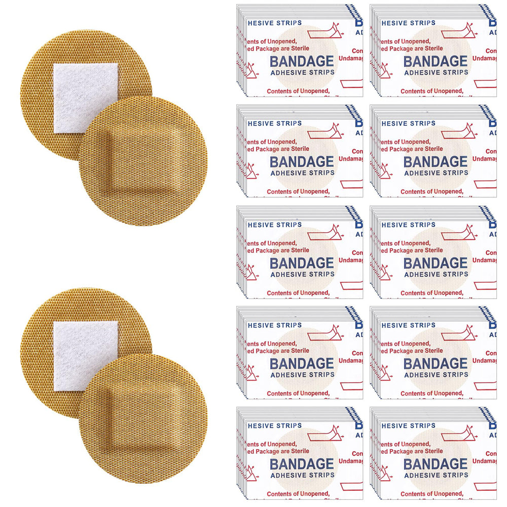 Funtery round 1-inch adhesive bandage for discreet wound coverage and quick care.