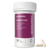 Fuqihero Vaginal Probiotics bottle showing pH balance and daily comfort