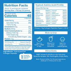 Further Food marine collagen scoop measuring for precise servings