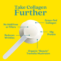 Further Food Vanilla Collagen in a smoothie bowl demonstrates versatile use.