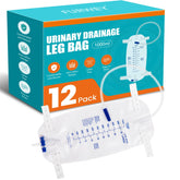 FURWEY 12-pack 1000ml catheter bag ready for reliable daily urine drainage.