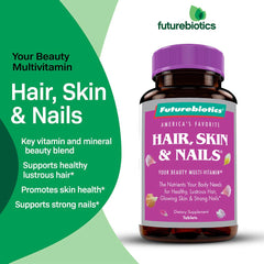 Futurebiotics bottle label highlights USA-made quality and ingredient standards.