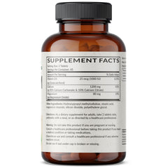 Futurebiotics Calcium 1000IU vitamin D3 bottle highlighting daily calcium support