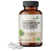 Futurebiotics Magnesium Glycinate bottle front view, chelated for high absorption.