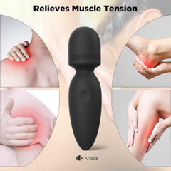 Fuwyiy handheld massager with 10 modes for customizable relief.