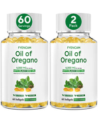 FYENCAM Oil of Oregano with Black Seed Oil bottle presented for daily immune support