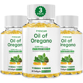 FYENCAM Oil of Oregano with Black Seed Oil bottle highlighting 6000mg oregano blend.