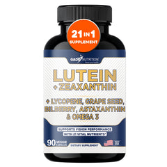 Gade Nutrition Lutein Zeaxanthin bottle front for eye health support