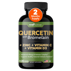 Gade Nutrition Quercetin bottle-front supports daily immune wellness and antioxidant support.