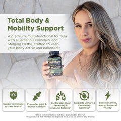 GADE NUTRITION quercetin capsules closeup with 500 mg dosage
