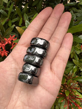 GAF TREASURES magnetic hematite stones grouped for focused meditation.
