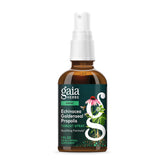Gaia Herbs Echinacea Goldenseal Propolis Throat Spray front view showing organic ingredients for immune support