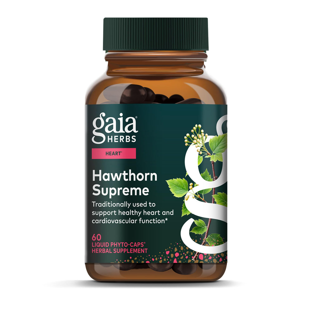 Gaia Herbs front packaging showing bottle and label for easy identification