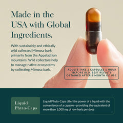 Gaia Herbs Nighttime Comfort ingredient: black cohosh; supports seasonal balance.